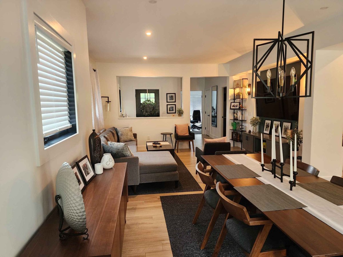 Dining, Living, & Entryway