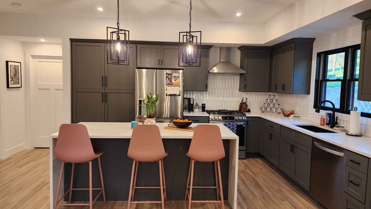 Kitchen Island Angle 1