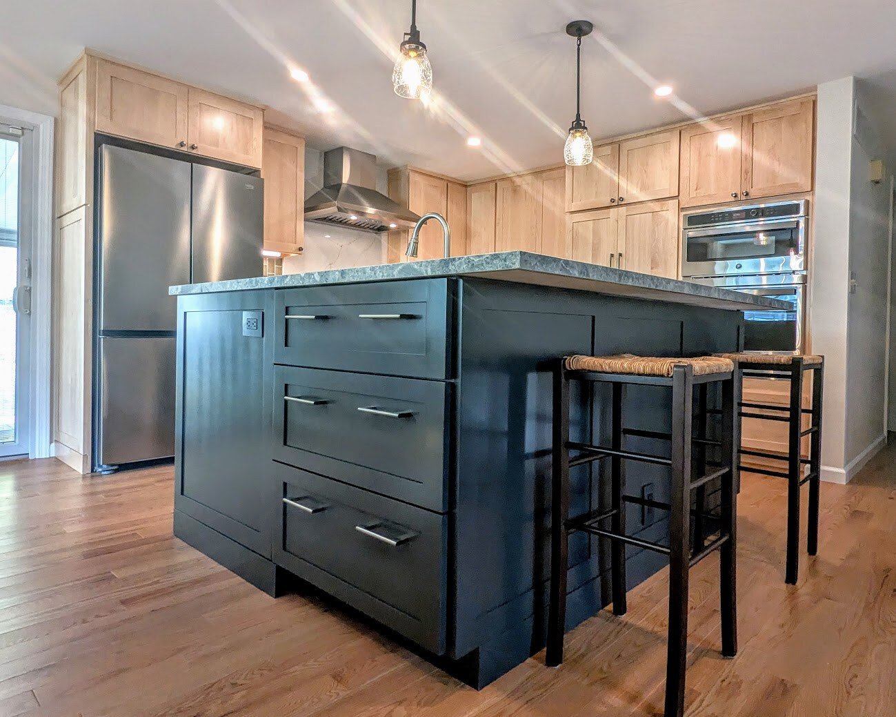 Pittsburgh Kitchen Island with Lots of Storage